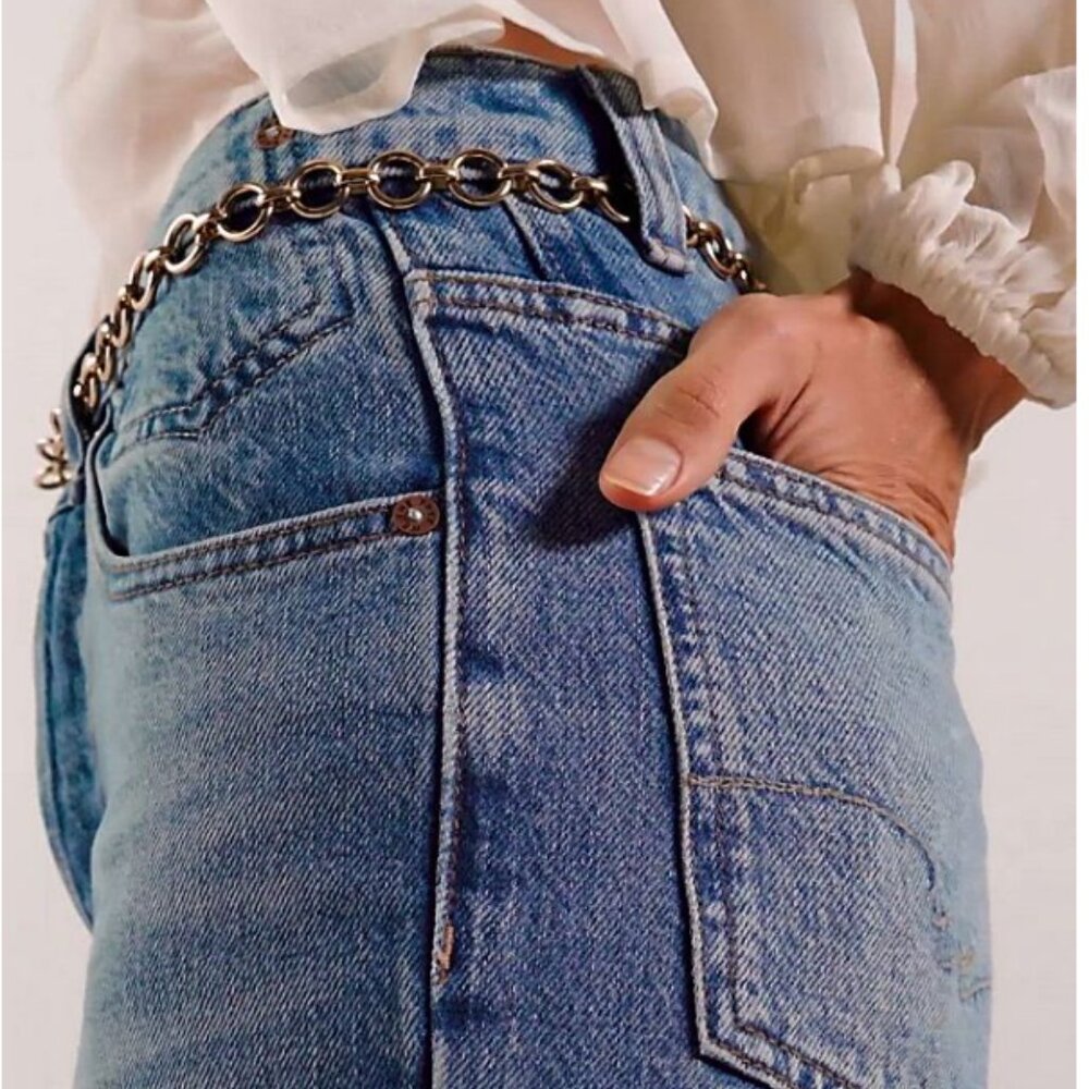 We The Free Eden High Slouchy Flare Jeans Homefree 29 0836 - Picture 2 of 8